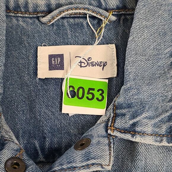 Gap Kids Disney jacket denim blue Size Medium (8-9) Embroidered Mickey mouse - Picture 8 of 8